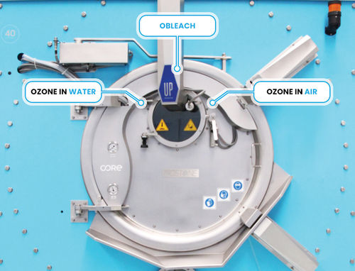 โซลูชันบริษัทล่าสุดเกี่ยวกับ การเพิ่มประสิทธิภาพการฟอกสีโอโซนในกระบวนการผลิตผ้ายีนส์และเสื้อผ้า