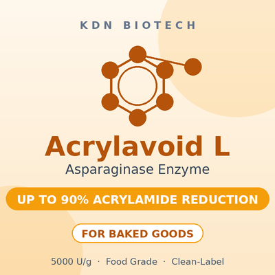 ราคาดี แอสพาราจิเนส เอนไซม์ Acrylavoid L 5000 U/g เกรดอาหาร สารช่วยลดอะคริลาไมด์สำหรับขนมปังและบิสกิต ออนไลน์